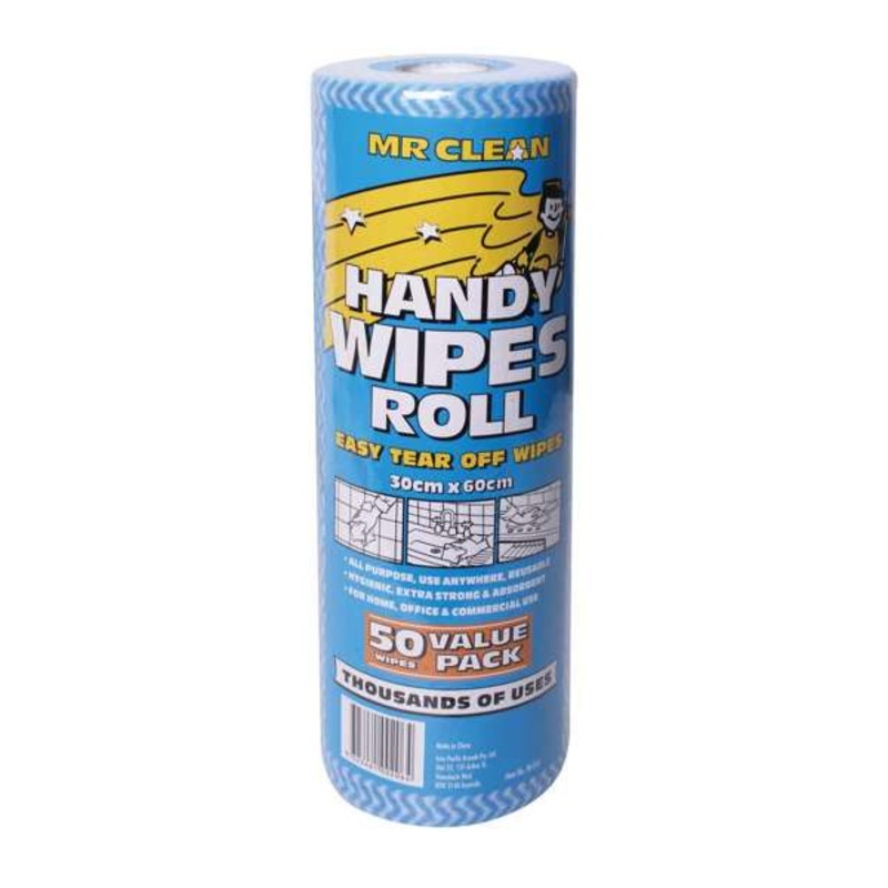 Mr Clean Handy Wipes Roll – 50 Sheets