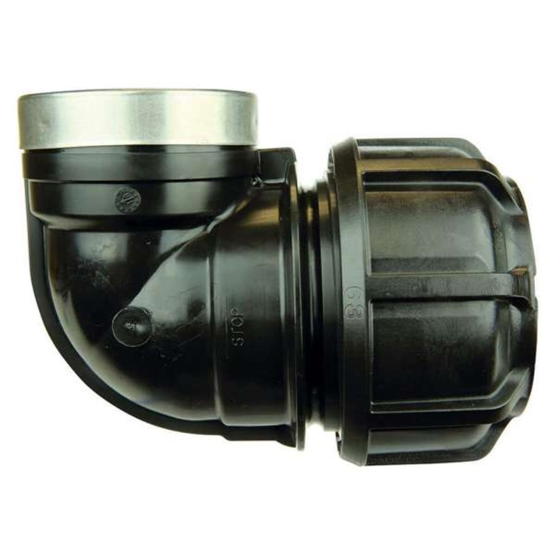 Philmac 3G Metric Female Elbow Poly x BSP 40mm x 1-1/4in