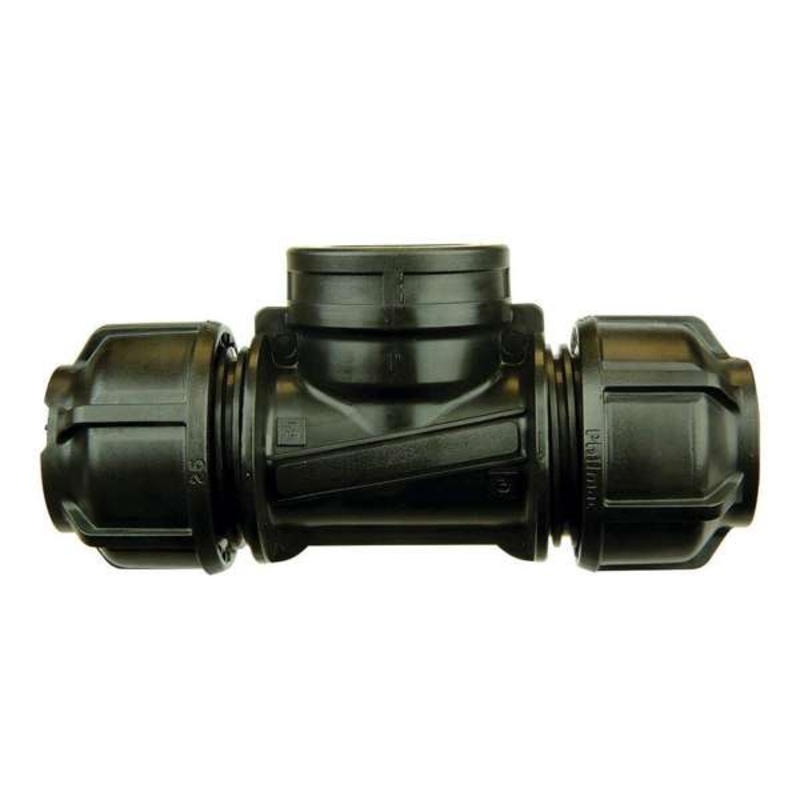Philmac 3G Metric Female Tee 32mm x 1-1/4 Poly x BSP