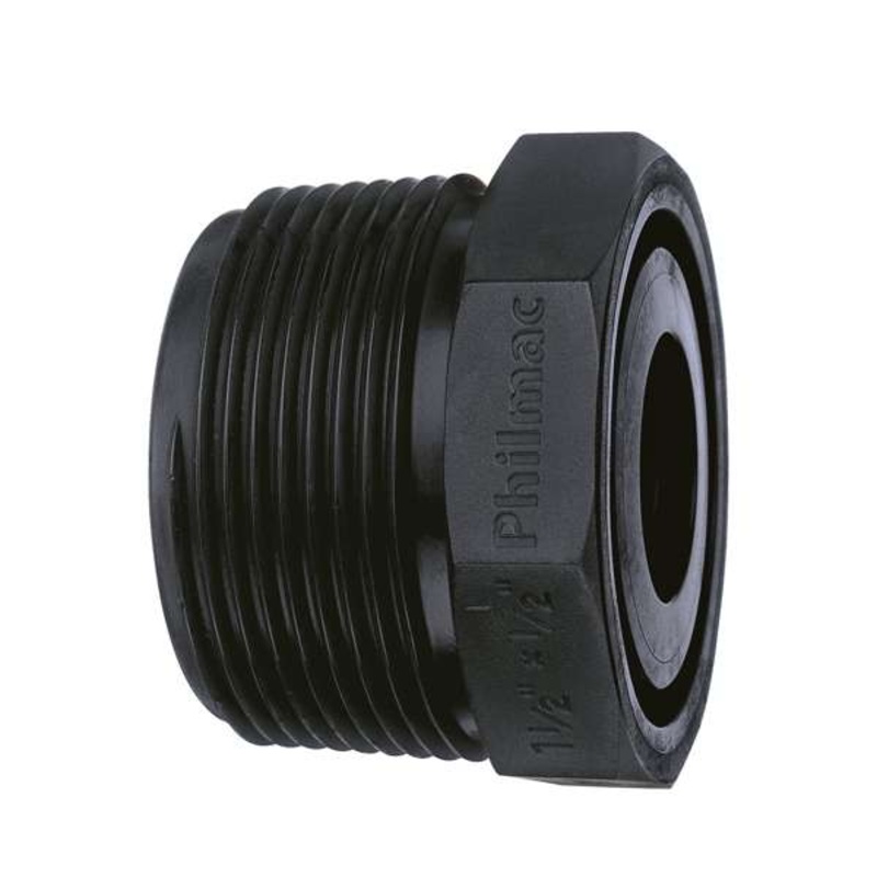 Philmac BSP Threaded Bush Poly 1 x 3/4