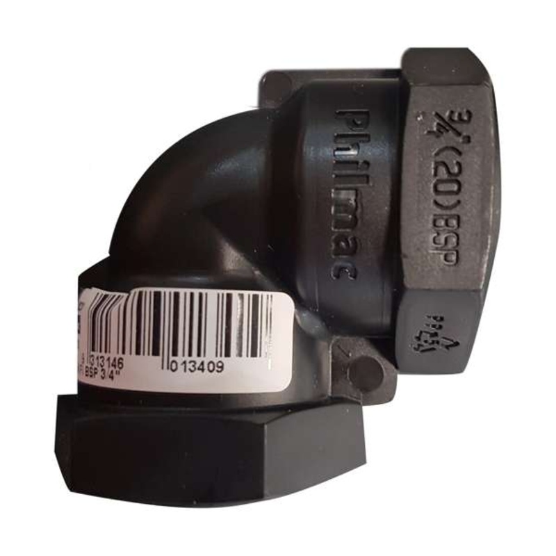 Philmac BSP Threaded Elbow Female 3/4 x 3/4