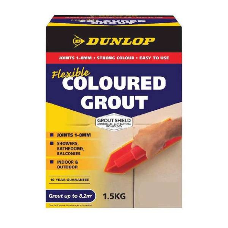 Dunlop Flexible Coloured Grout – Midnight 1.5kg
