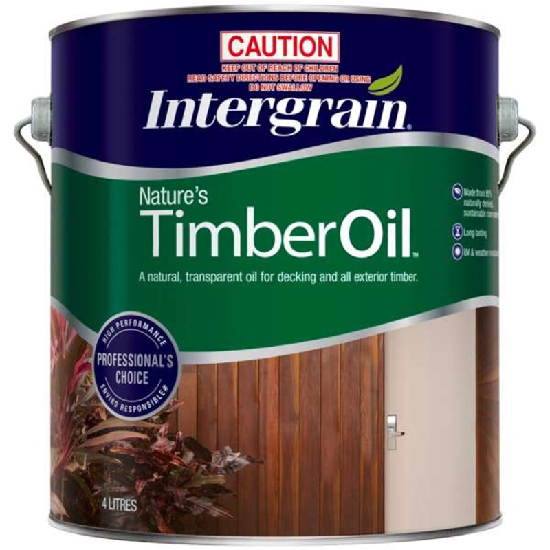 Intergrain 4L Natural Exterior Nature’s Timber Oil