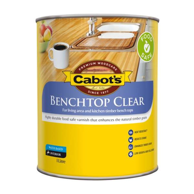 Cabot’s Benchtop Clear Gloss 1L