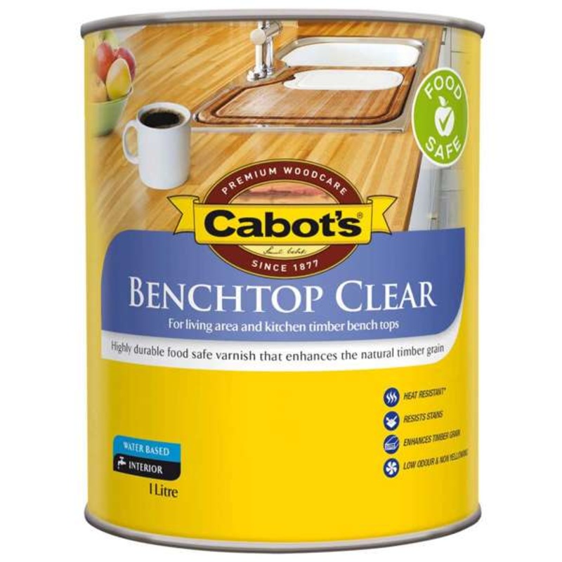 Cabot’s Benchtop Clear Satin 1L