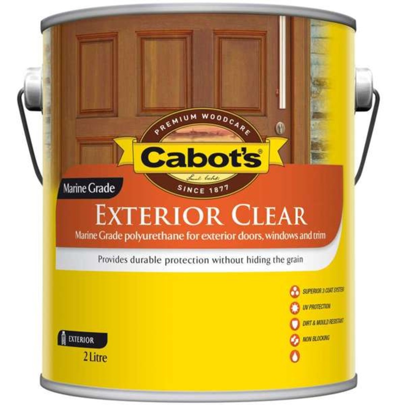 Cabot’s Exterior Clear Satin 2L
