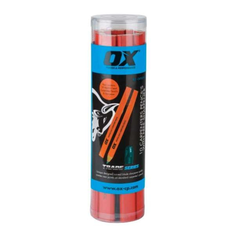 Ox Carpenters Pencils Medium – 10 Pack