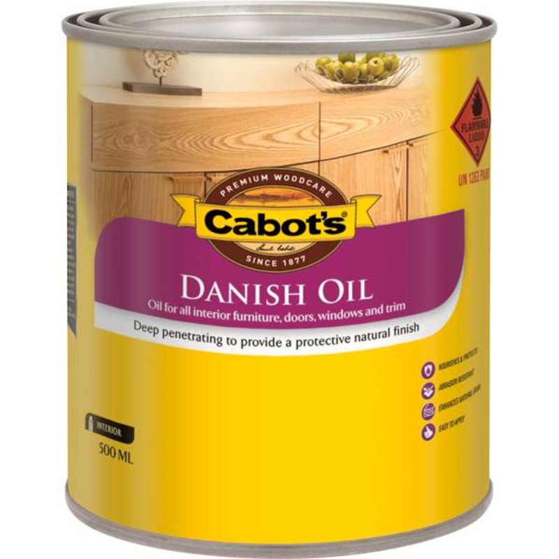 Cabot’s 500ml Clear Danish Oil