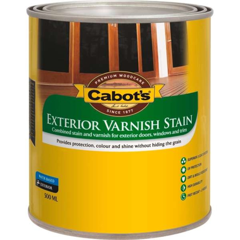 Cabot’s 500ml Teak Exterior Varnish Stain