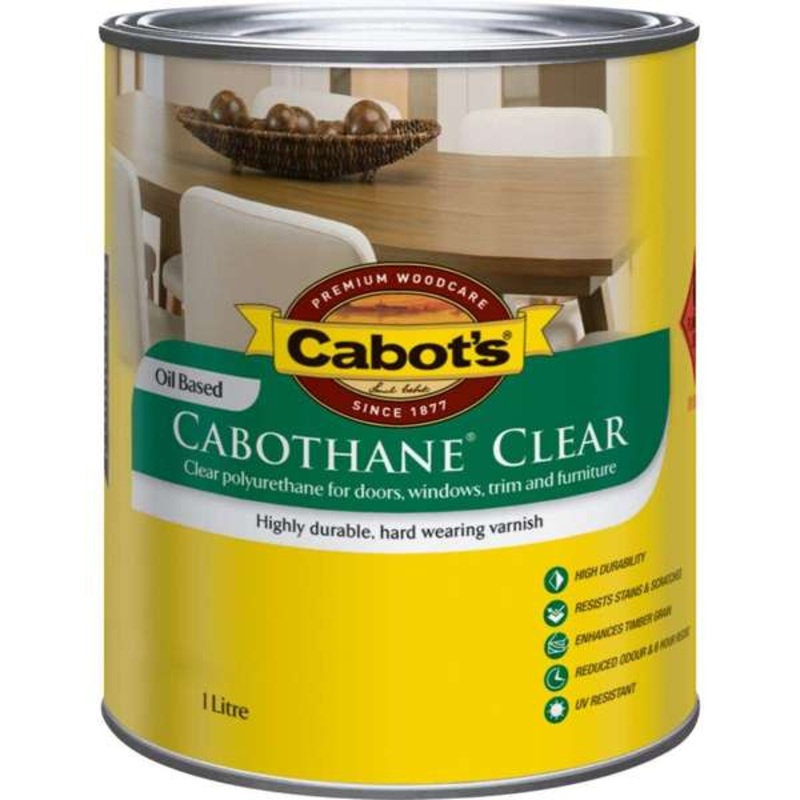 Cabot’s Cabothane Oil Based Satin Clear 1L