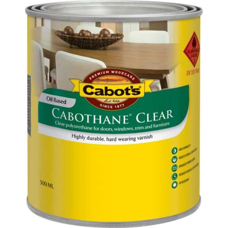 Cabot’s Cabothane Oil Based Satin Clear 500ml