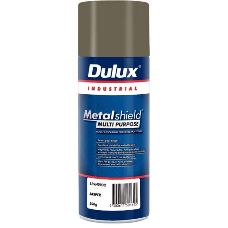 Dulux 300g Metalshield Multipurpose Spray Paint Jasper