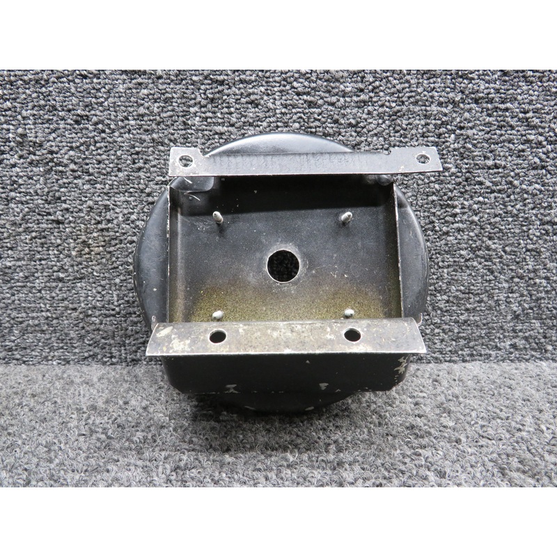 0511198 Cessna 172D Fuel Selector Cup with Plate, Placard, Bracket (Peeling)