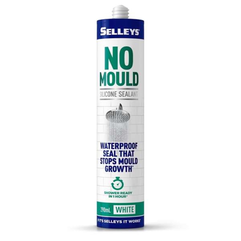 Selleys 290ml No Mould Resistant Silicone Sealant – White