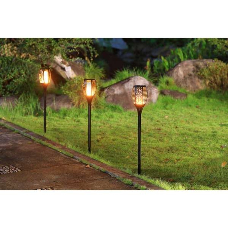 Built Solar Flame Lights Large – 4 Piece