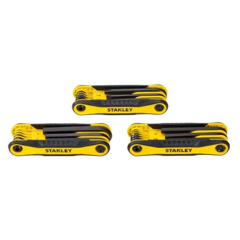 Stanley Folding Hex Key Set – 3 Pack