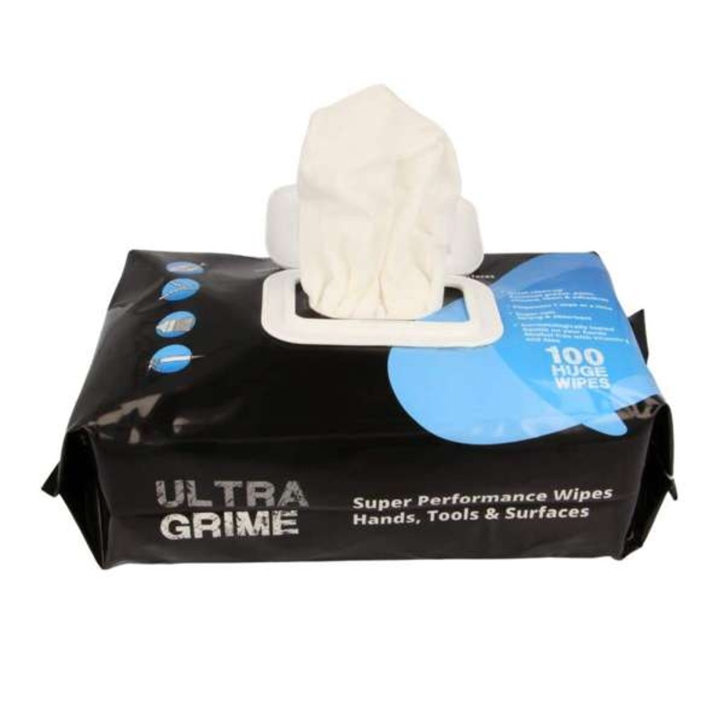 Nuvik Ultra Grime Industrial Wipes – 100 Pack