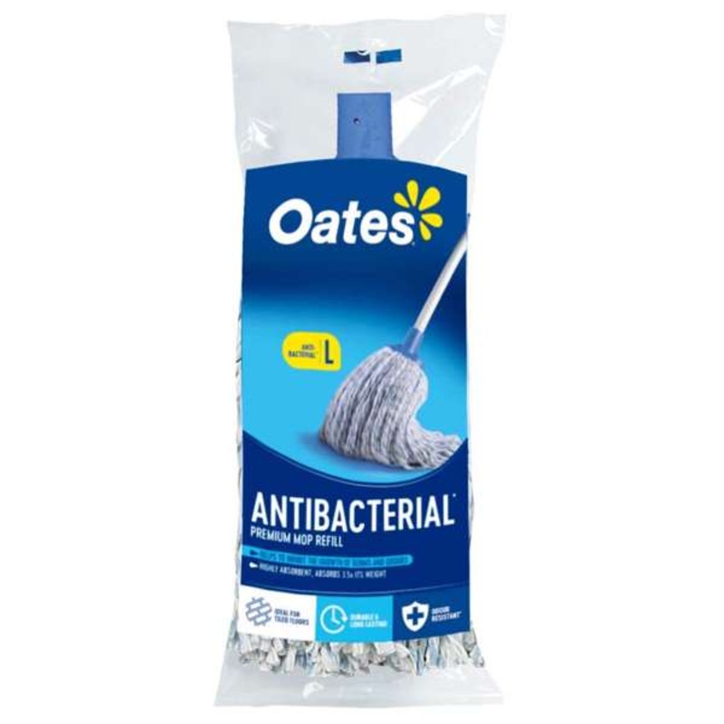 Oates Antibacterial Premium Mop Refill – Large
