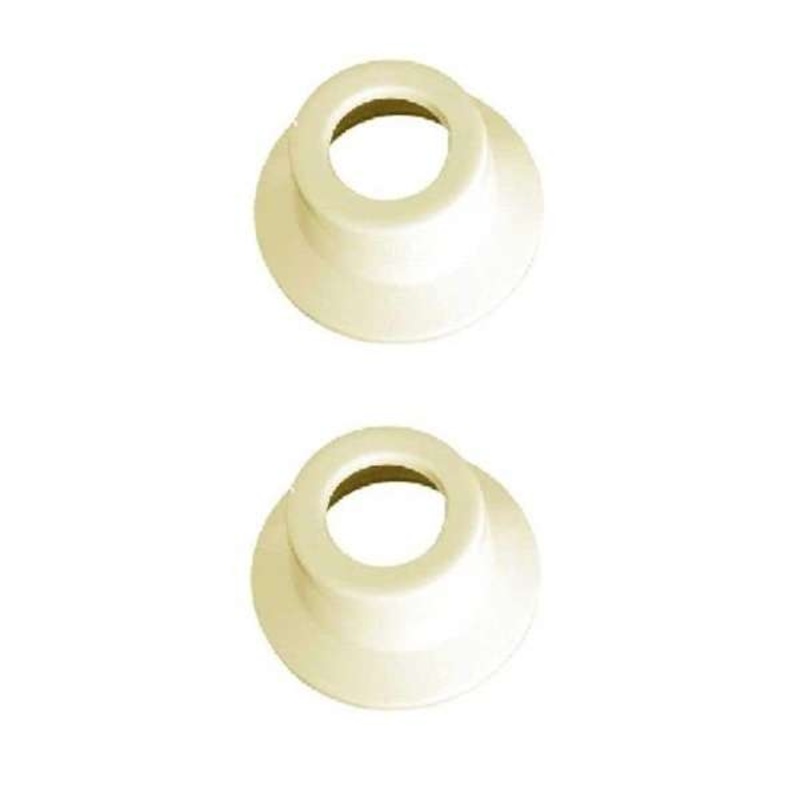Mildon Basin Flanges Pair – Ivory