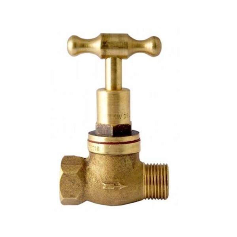 Mildon T Head Stop Cock Male & Female Brass 1/2 (15mm)