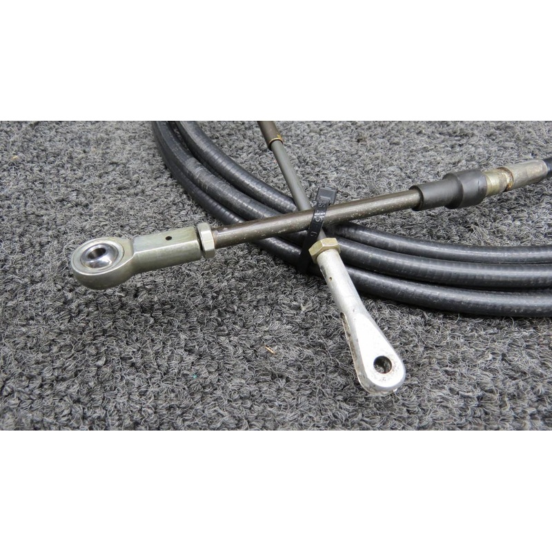 S1391-17 (Alt: S2154-4) Cessna 337G Aft Engine Throttle Control Cable (L: 194.5)