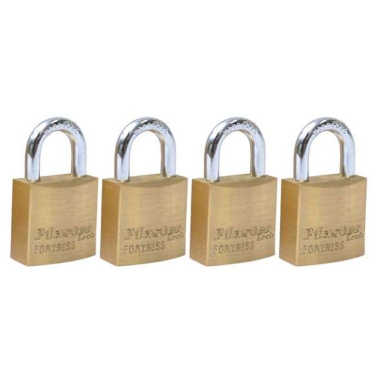 Master Lock Fortress Padlock 20mm – 4 Pack