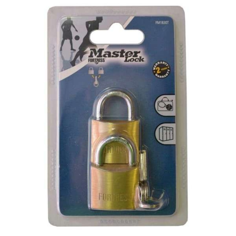 Master Lock Fortress Padlock 30mm – 2 Pack