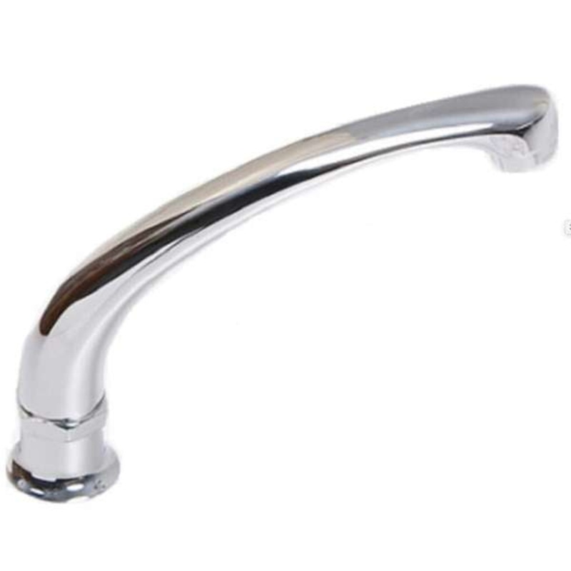 Mildon Cast Swivel Hob Spout 180mm – Chrome