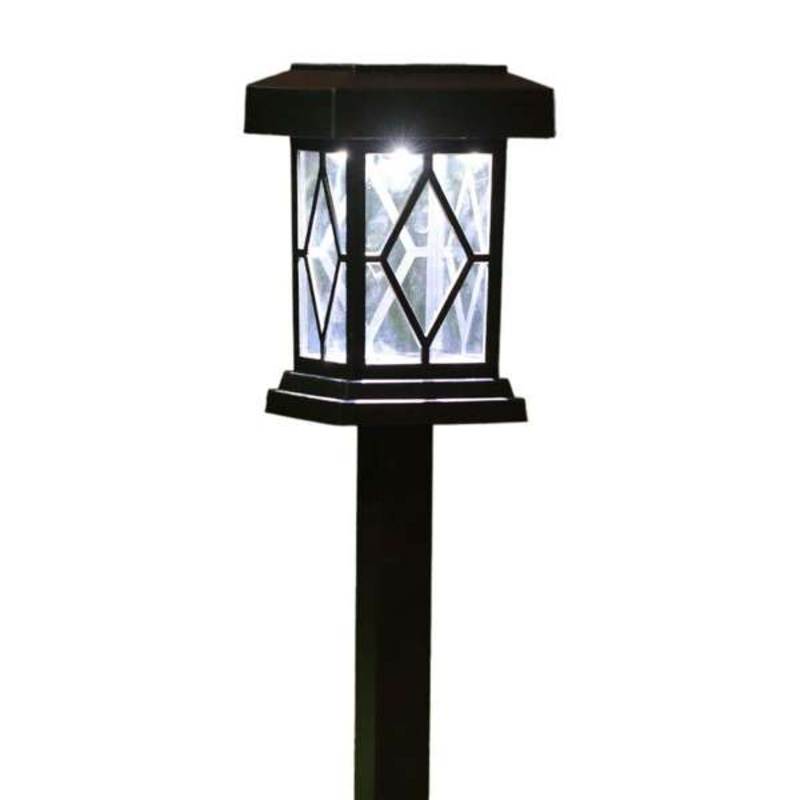 Greenleaf Pathway Light Set Solar Black – 4 Piece
