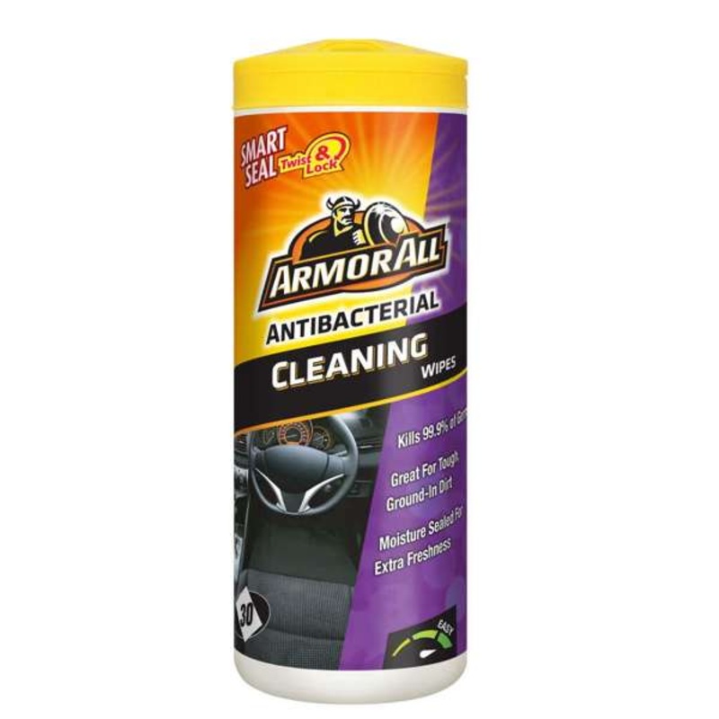 Armor All Antibacterial Cleaning Wipes – 30 Pack