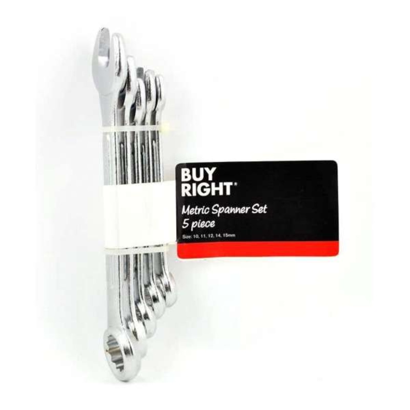 Buy Right Metric Spanner Set – 5 Piece