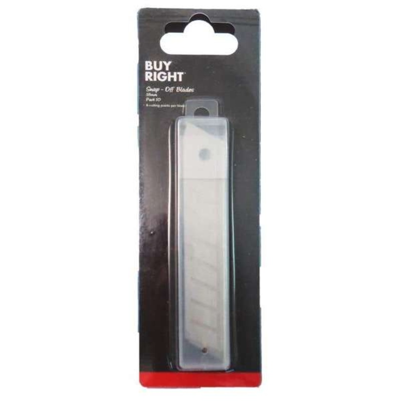 Buy Right Snap Knife Replacement Blades 18mm – 10 Pack