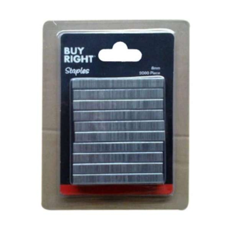 Buy Right Staples 8mm – 2000 Pack