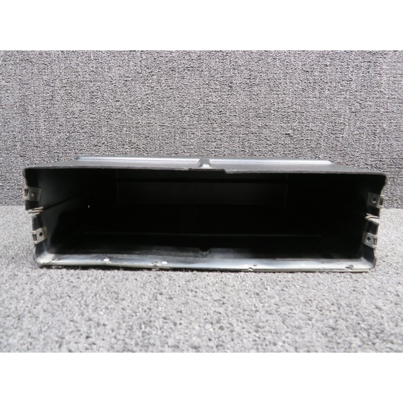 0513225-4 Cessna 172D Map Glove Box Assembly with Aftermarket Door (Black)