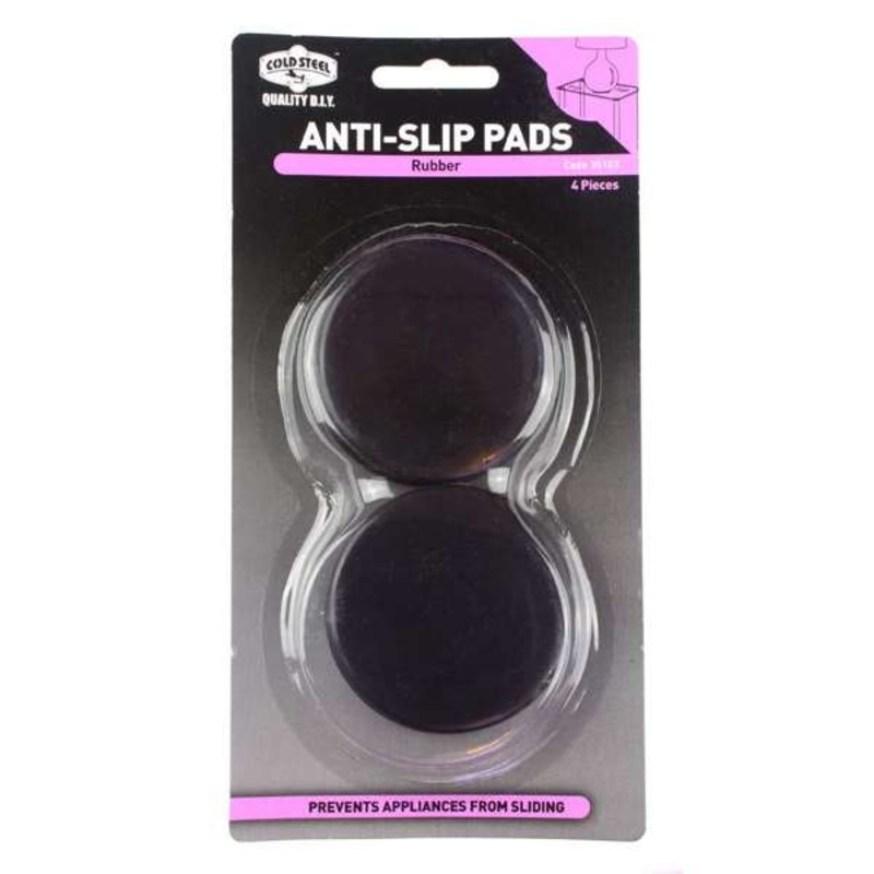 Cold Steel Round Rubber Anti Slip Pads 60mm – 4 Pack