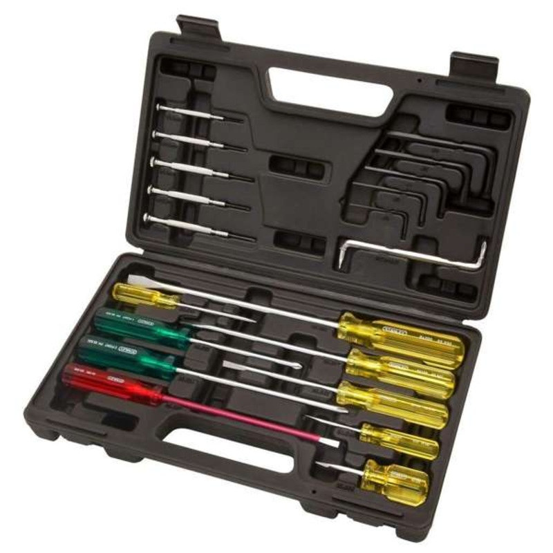 Stanley Acetate Handle Screwdriver Set – 20 Piece