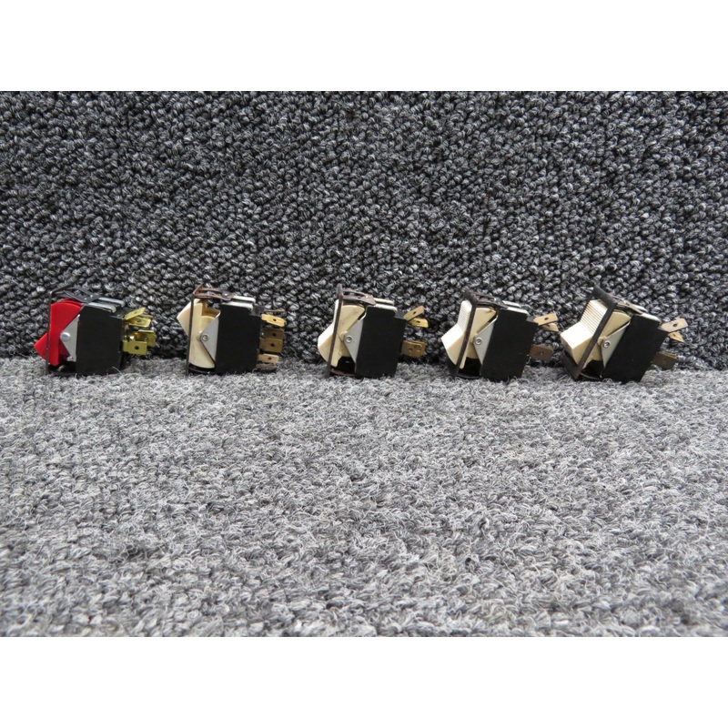 S-1845-1-1, S-1994-1-1 Cessna 182M Rocker Switch Set of 5