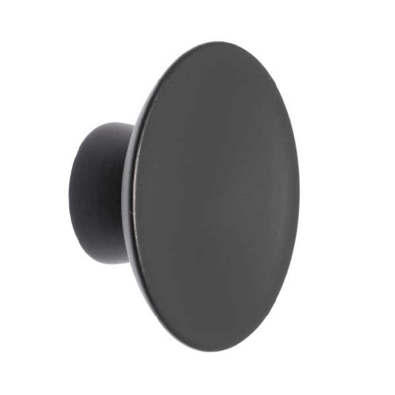 Lane Black Round Timber Knob 45mm