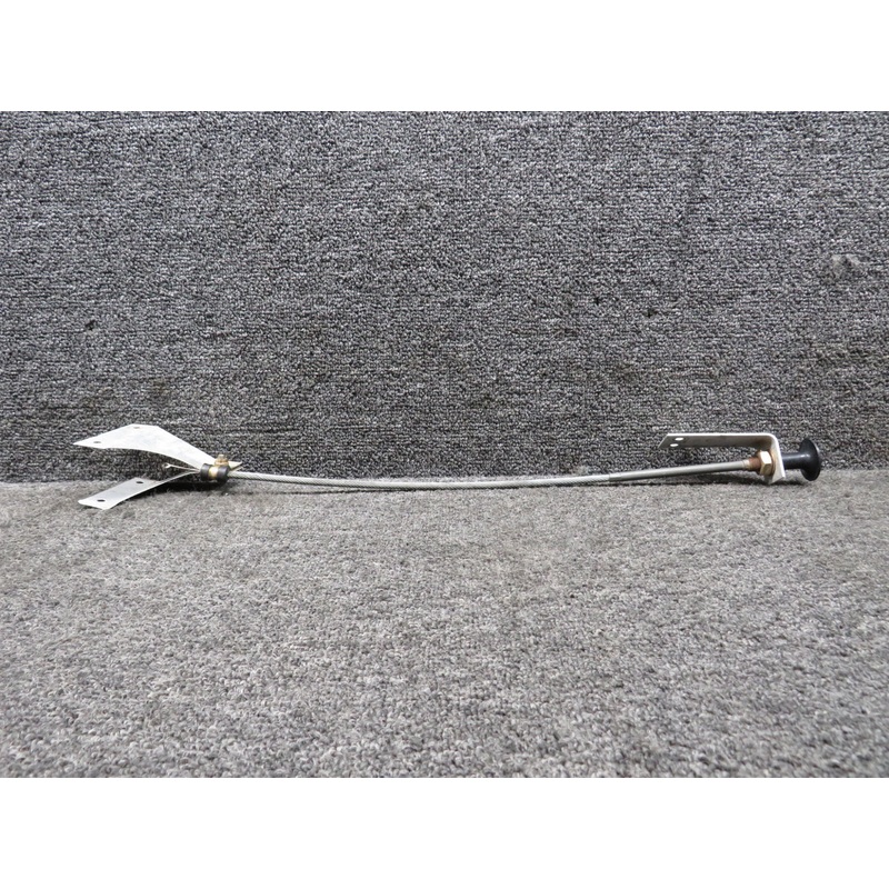 S1239-54 (Use: S1230-5) Cessna 177RG Fuel Drain Control Cable with Bracket