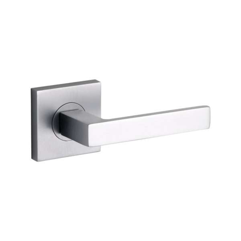 Lane Cambridge Square Passage Set 60mm Brushed Satin Chrome