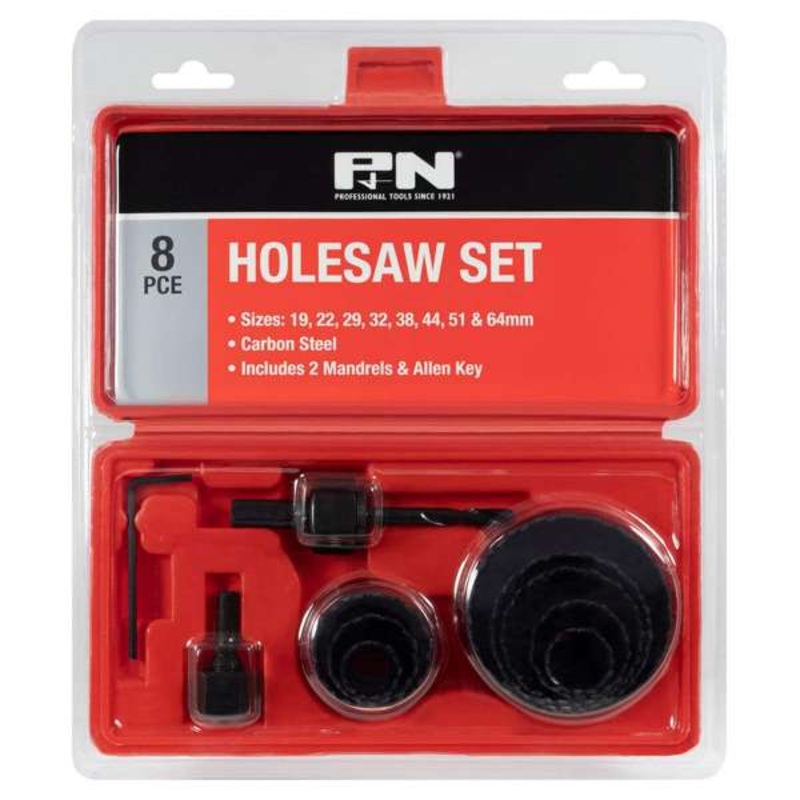 P&N Hole Saw Set – 11 Piece
