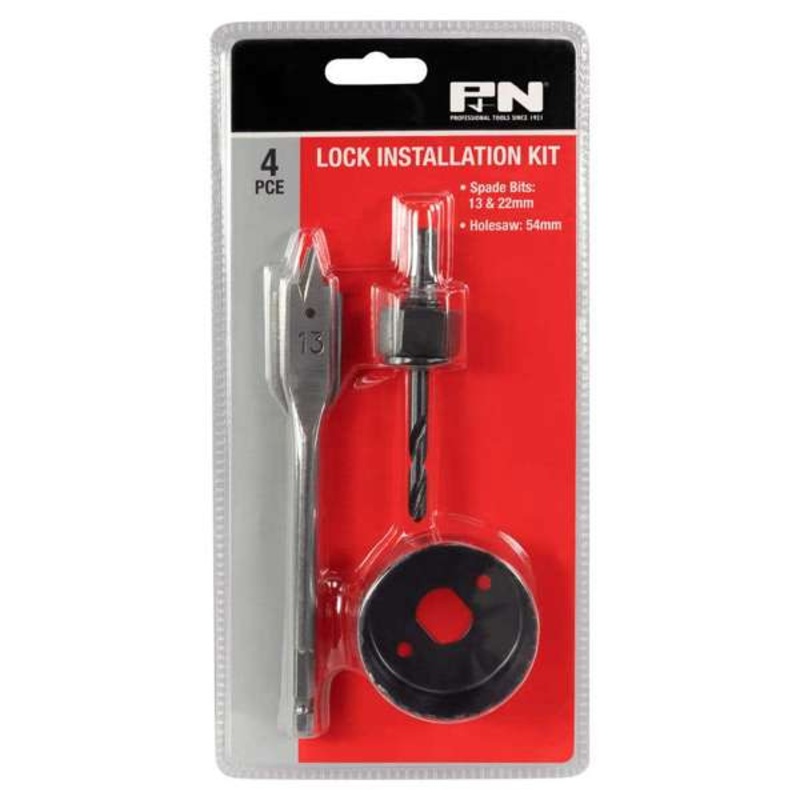 P&N Hole Saw Set Lock Installation – 4 Piece