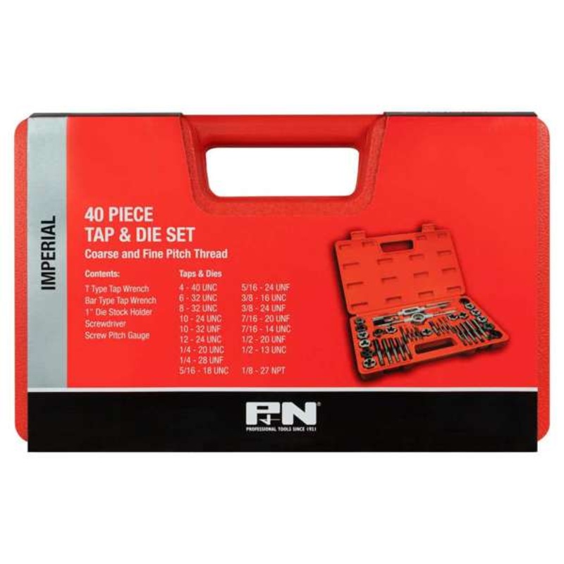 P&N Tap & Die Imperial Screwdriver Set – 40 Piece
