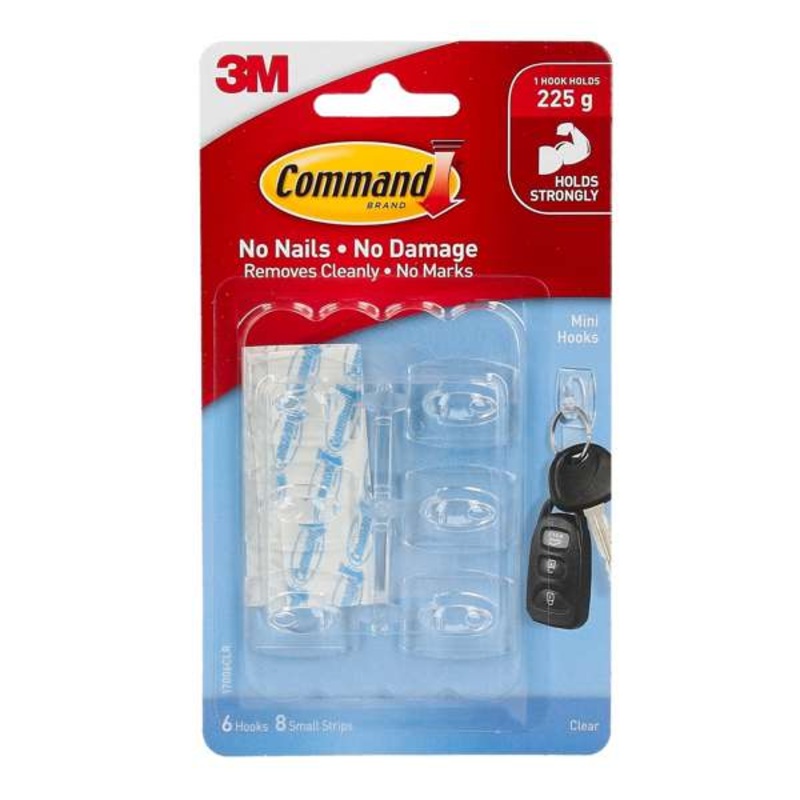 3M R-1 Miniature Suction Hooks 6pk