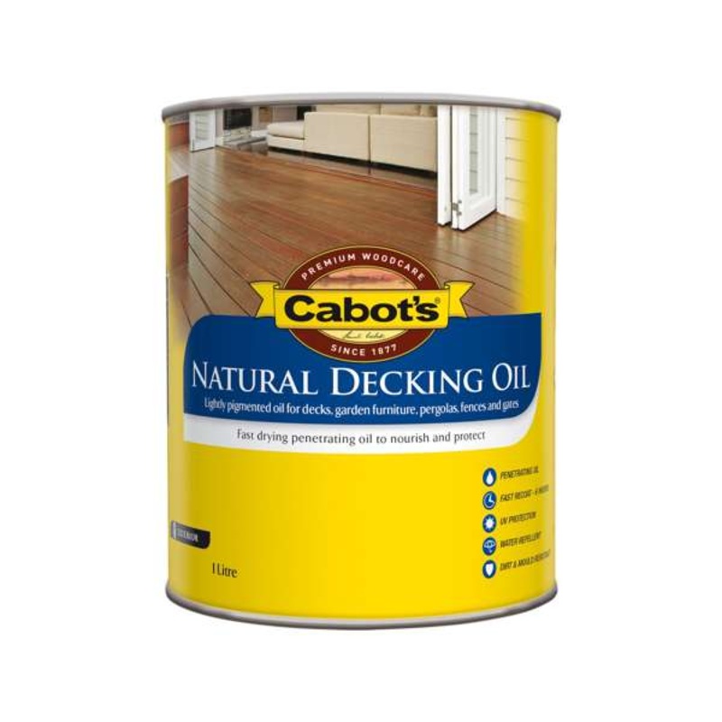 Cabot’s 1L Natural Decking Oil