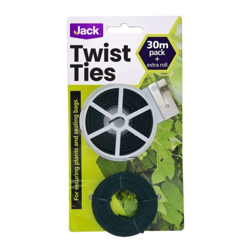PVC Twist Ties + Extra Roll 30m