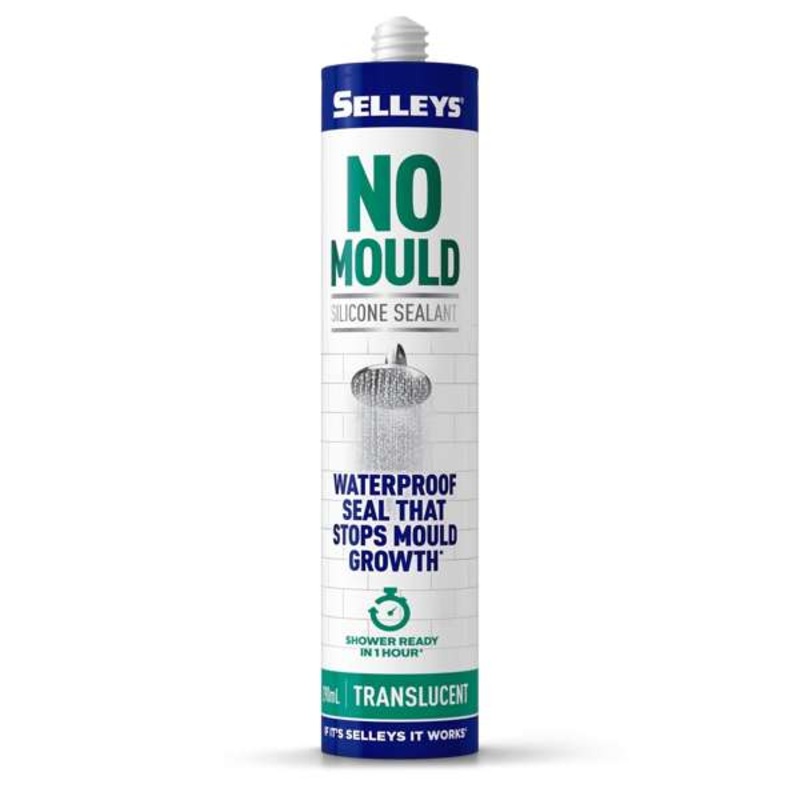 Selleys 290ml No Mould Resistant Silicone Sealant – Translucent