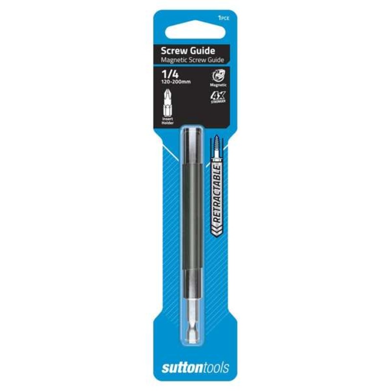 Sutton Tools Magnetic Screw Guide 1/4 x 120-200mm