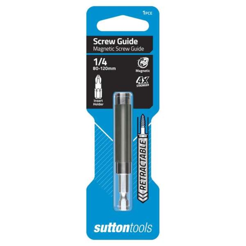 Sutton Tools Magnetic Screw Guide 1/4 x 80-120mm