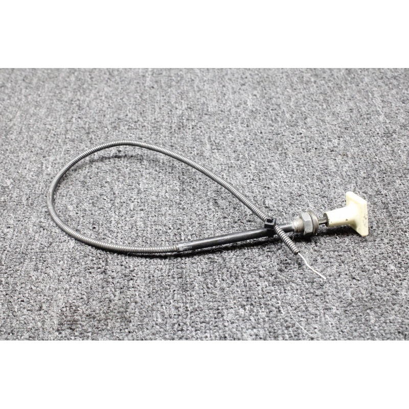 S1517-10 (Use: S1517-7) Cessna T210L Fuel Strainer Drain Control Cable (19.75)